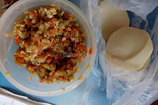 素饺子馅之素三鲜的做法图解3