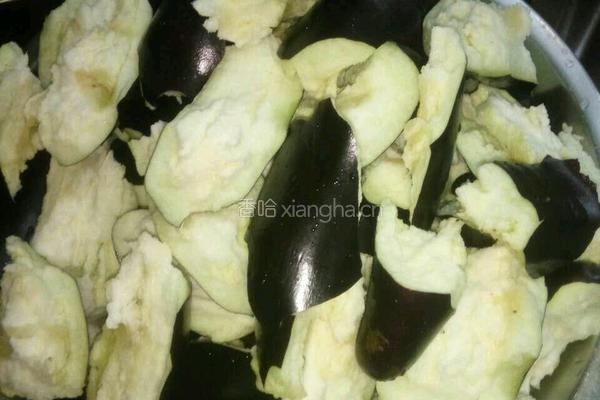 蚬子炖茄子的做法图解4