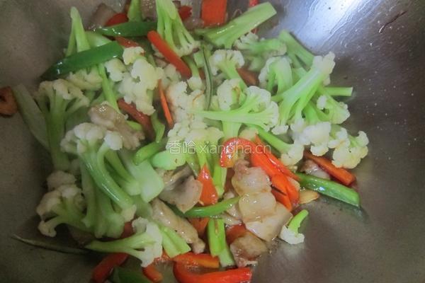 花菜炒肉的做法图解10