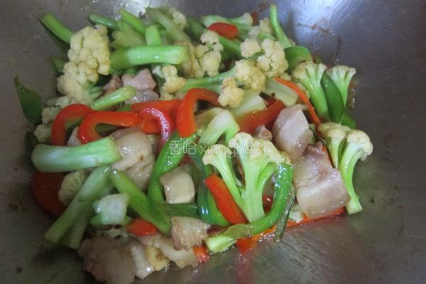花菜炒肉的做法图解11