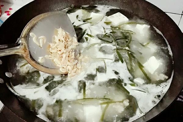 海带豆腐汤的做法图解8