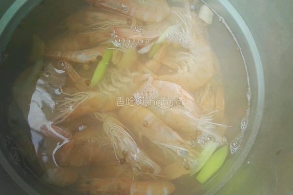 白灼大虾的做法图解5