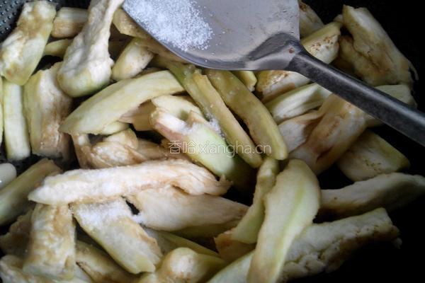 清炒茄子的做法图解5