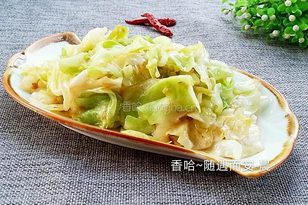 炝炒圆白菜的做法图解14