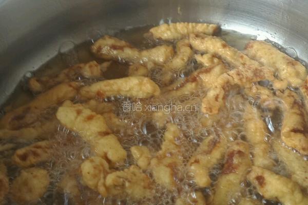 干炸香酥里脊的做法图解5