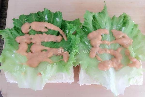 芝士火腿三明治的做法图解6