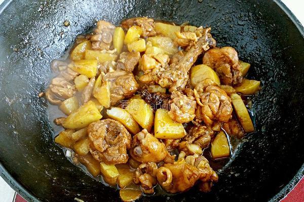 红烧土豆鸡块的做法图解8