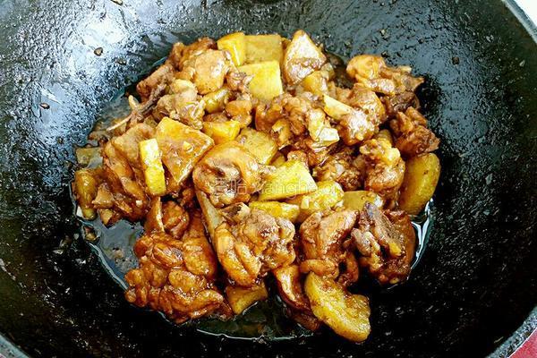 红烧土豆鸡块的做法图解9