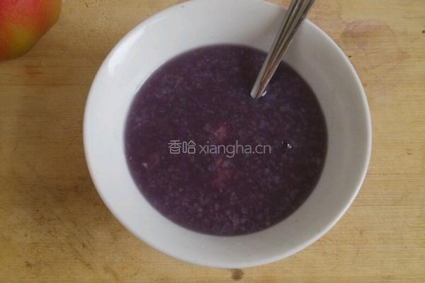 紫薯米粥的做法图解4