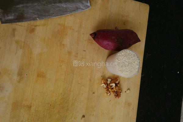紫薯米粥的做法图解1