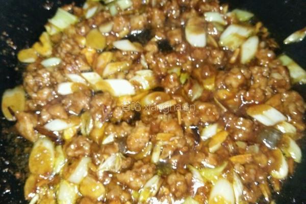 肉末粉条的做法图解4
