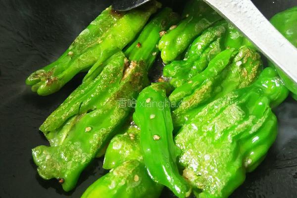 豆豉青椒的做法图解4