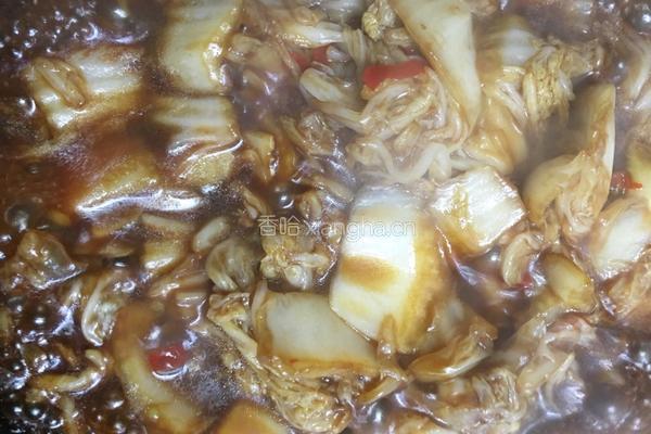 醋溜白菜的做法图解11