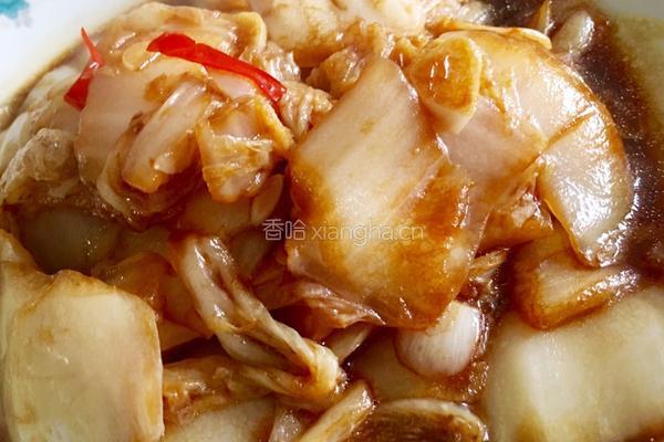 醋溜白菜的做法图解12