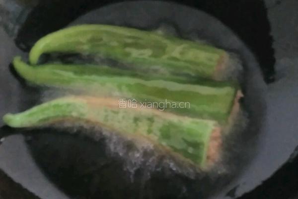虎皮尖椒酿肉的做法图解8
