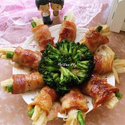 香煎培根金针菇卷的做法[图]