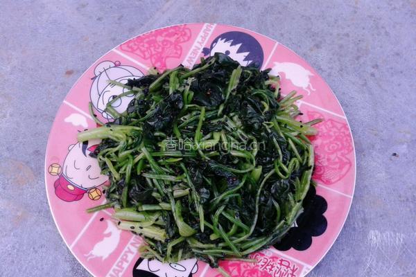芝麻拌菠菜的做法图解7