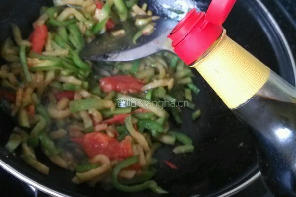 尖椒炒茄子的做法图解5