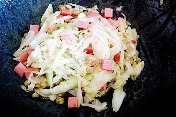 泡菜拌饭的做法图解7