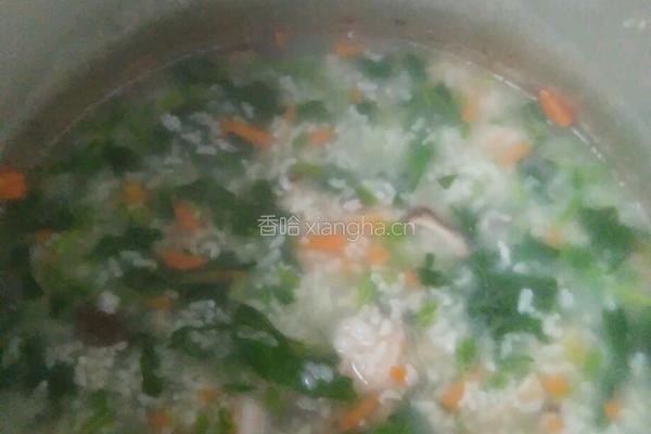 虾仁蔬菜粥的做法图解12