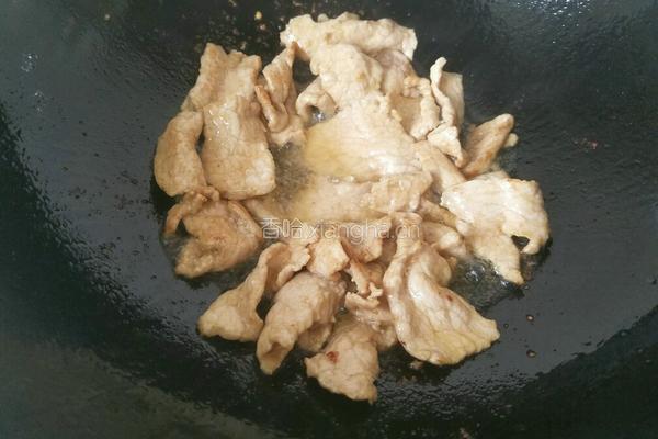菠萝炒肉的做法图解7