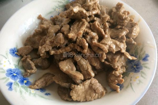 尖椒牛柳的做法图解6
