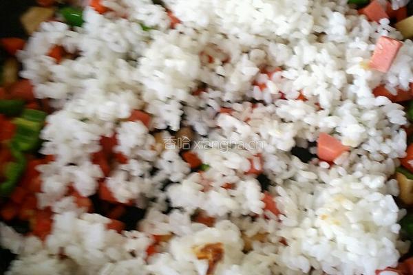 黄金蛋炒饭的做法图解8