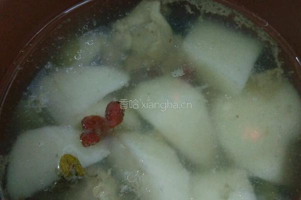 兔肉山药汤的做法图解4