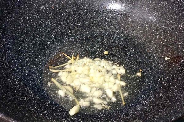 大蒜炒猪肝的做法图解6