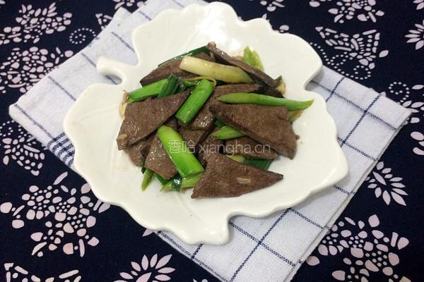 大蒜炒猪肝的做法图解10