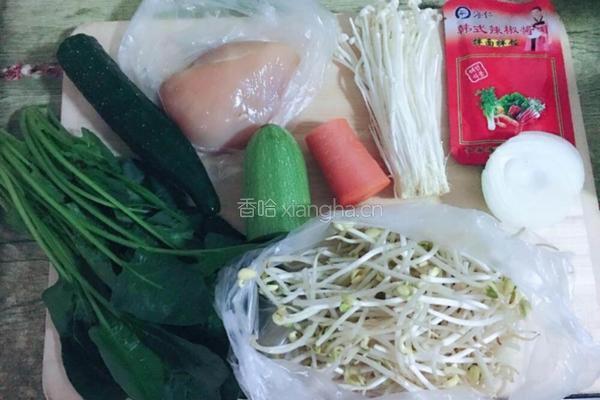 懒人韩式拌饭的做法图解1