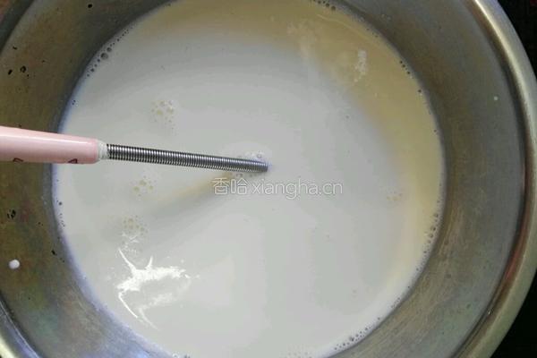 味蛋挞液的做法图解3