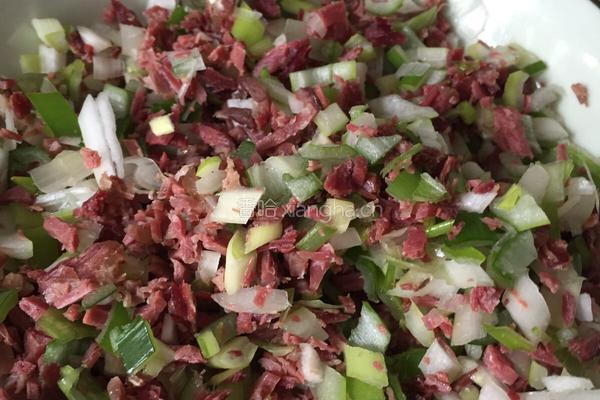 牛肉葱花千层饼的做法图解4
