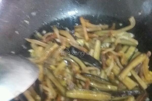 腊肉烧茄子的做法图解7