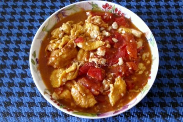 豆腐鸡蛋炒西红柿的做法图解6