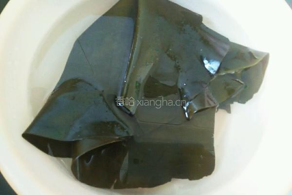 海带汤的做法图解1