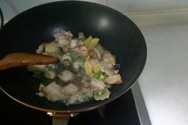 五花肉南瓜饭的做法图解4
