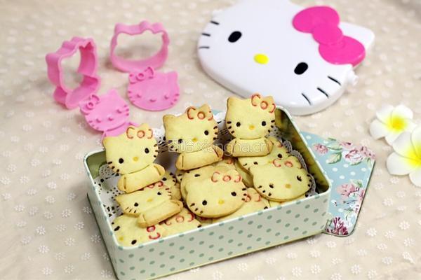 KITTY猫饼干的做法图解23