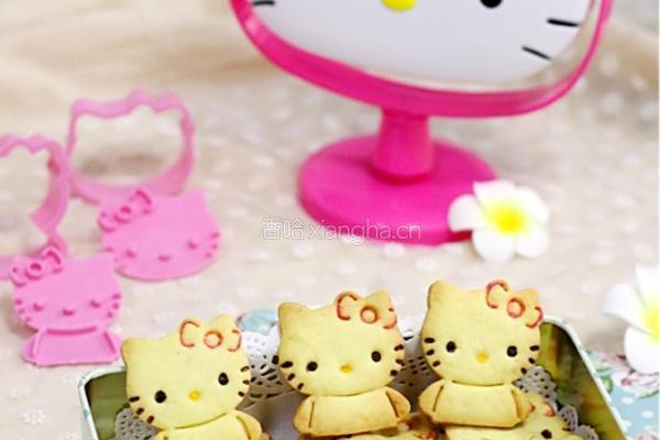 KITTY猫饼干的做法图解26