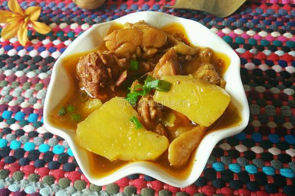 土豆炖鸡块的做法图解12