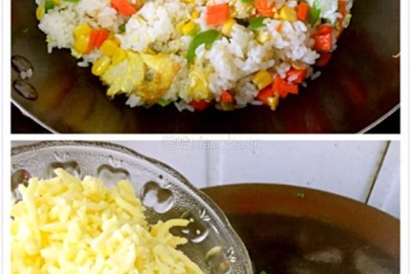 芝士蛋炒饭的做法图解7