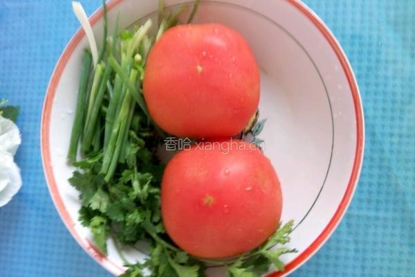 番茄鸡蛋烩煎饼的做法图解1