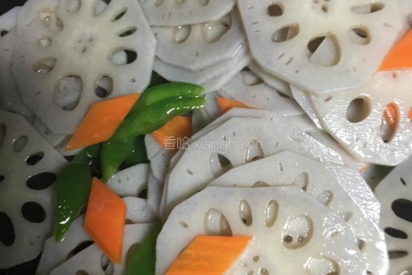 炒藕片的做法图解10