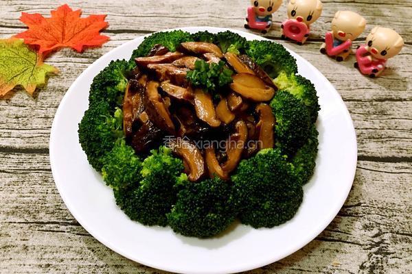 香菇西兰花的做法图解10