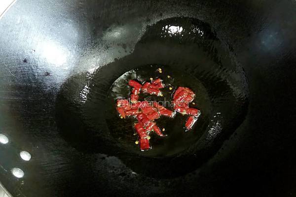 豆豉辣炒空心菜梗的做法图解4