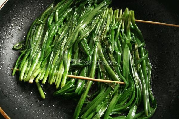 煎韭菜串（烧烤风味）的做法图解6
