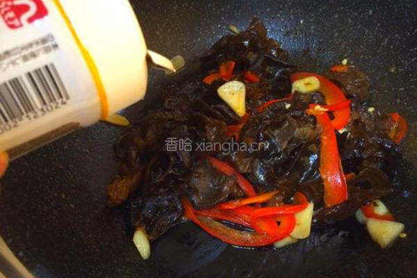 木耳炒油菜的做法图解10