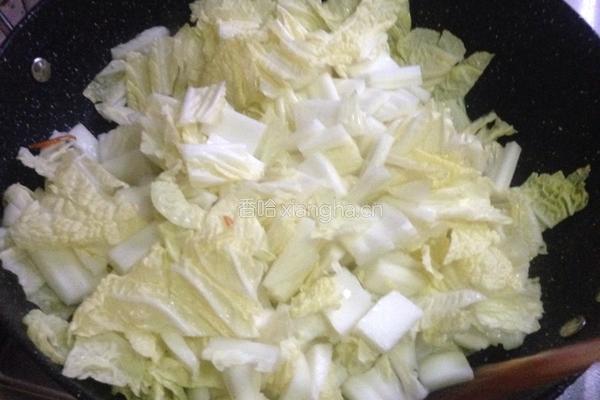 白菜猪肉炖粉条的做法图解7