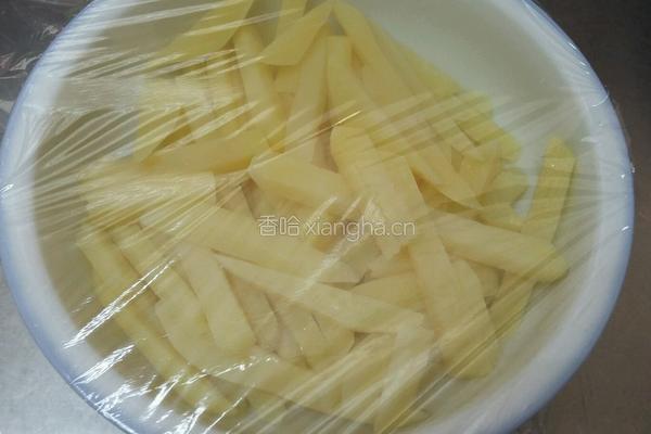 自制肯德基炸薯条的做法图解7