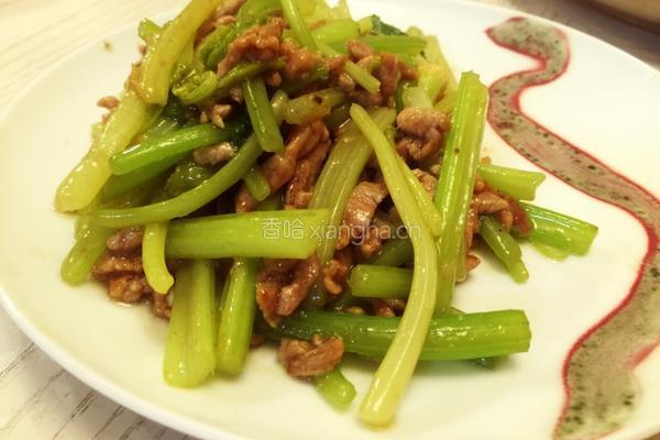 芹菜肉丝的做法图解7